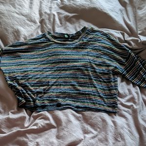 Striped crop top